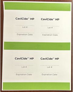 CaviCideHPStickers - CaviCide HP Stickers 3x5 (Sheet of 4) (Tradeshow) **MARKETING APPROVAL NEEDED**