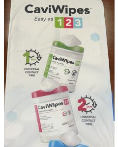 Banner CW HP - CaviWipes HP (Side A) and Portfolio (Side B) - (US ONLY) ***ONLY MARKETING CAN ORDER***