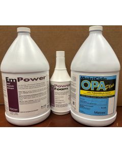 EPMCSet3 - Empty Bottles Set (1 Empower Gallon, 1 Empower 24 oz, 1 Metricide OPA gallon bottle) ***MARKETING ONLY***