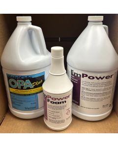 HLBSet1 - High Level Empty Bottle Set (Empower 24 oz and Gallon, MetriCide Plus Gallon) ***MARKETING ONLY***