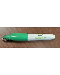 HPMiniSharpie - CaviWipes HP Green Mini Keychain Sharpie (Single) (Limit 10)
