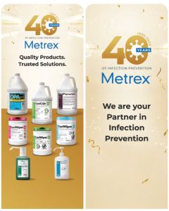 Metrex40Banner2 - 40th Anniversary 2-sided Banner ***ONLY MARKETING CAN ORDER***