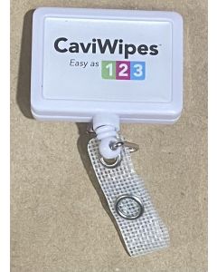 BADGEREEL - CaviWipes Easy As 1-2-3 Badge Reel (Single) (Limit 20)