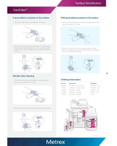 MKT-19-0029 - Guide to Using CaviCide1 Wall Chart (Pack of 10) (Limit 2)