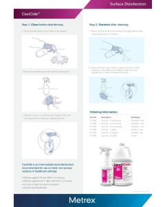 MKT-19-0205 - Guide to Using CaviCide Wall Chart (Pack of 10) (Limit 2)