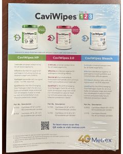MKT-24-0520 - CaviWipes 1-2-3 One Pager (Pack of 25) (Limit 4) - (US ONLY)
