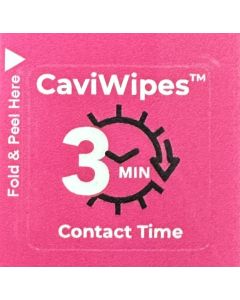 STICKER-CW - CaviWipes Equipment Sticker (Single) (Limit 100) **MARKETING APPROVAL NEEDED**