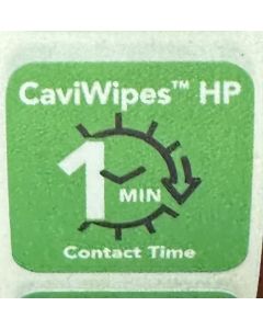 STICKER-CWHP - ***MARKETING APPROVAL NEEDED*** CaviWipes HP Equipment Sticker (Single) (Limit 250)